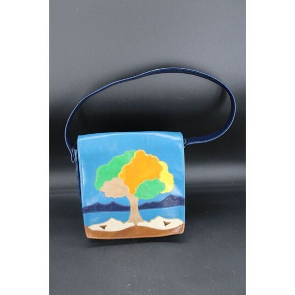 We Are One Vintage Patchwork Leather Cross Body As Shown On Canvas Clothier - Picture 1 of 8